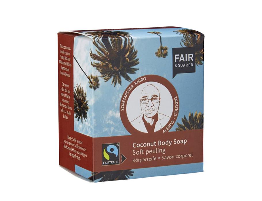 Zeepblok Body soap coconut - soft peeling - 2 st.