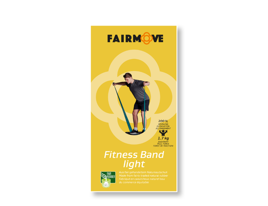 Fitnessband - Light - Geel