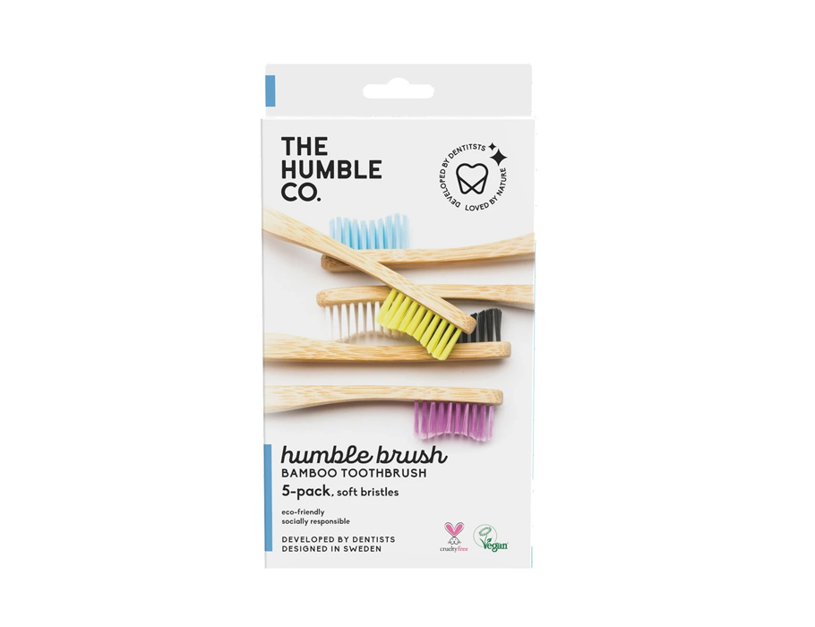 Tandenborstels Bamboe - Soft - 5 Stuks