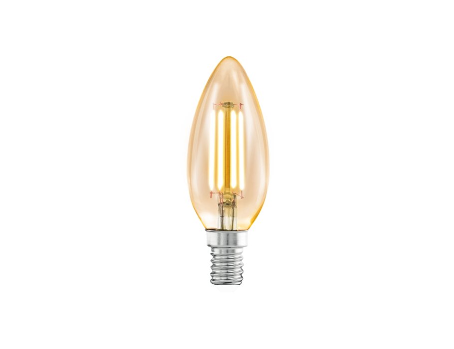 smal Bepalen vochtigheid Eglo Ledlamp - Vintage Kaars - E14 - 320 lm - Amber - Dimbaar |  Energiebespaarshop