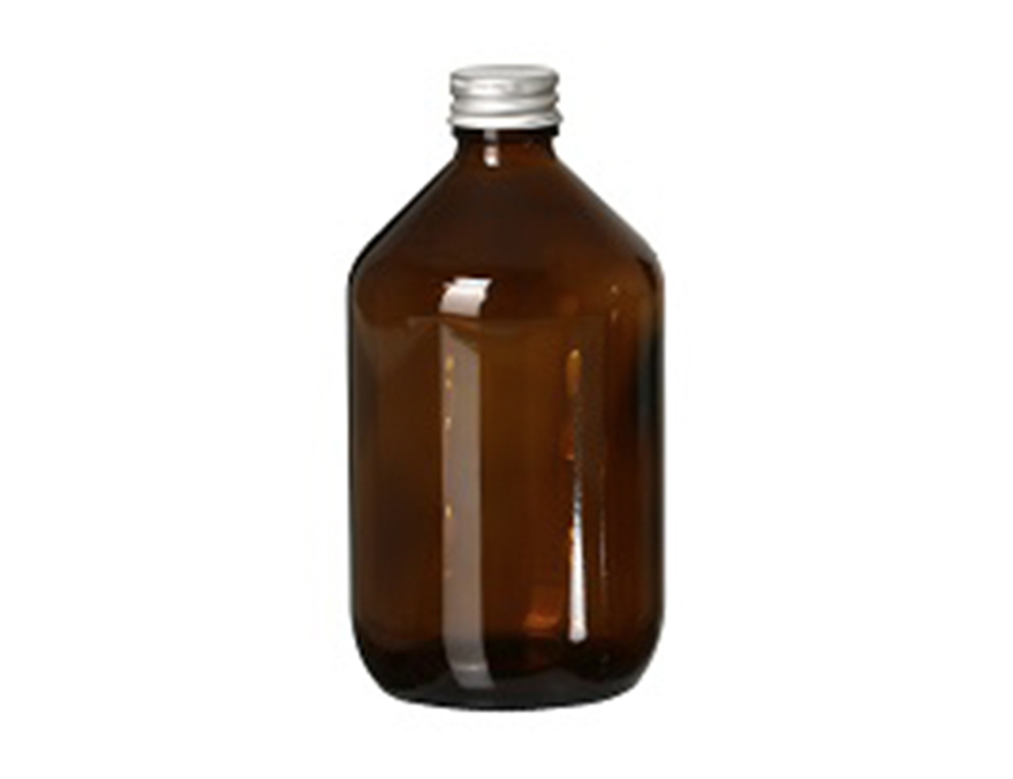 Glazen fles met dop - leeg - 500 ml