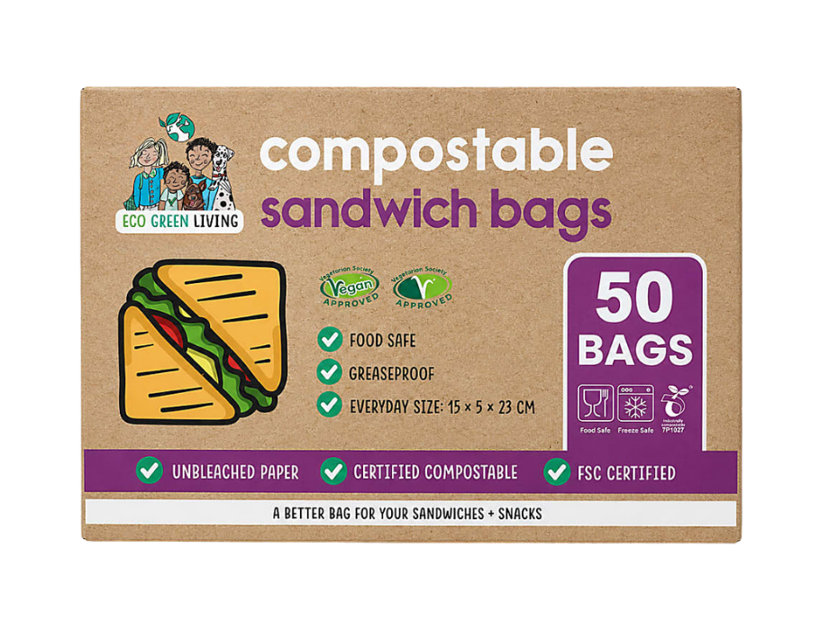 Composteerbare Sandwichzakjes (50 stuks)