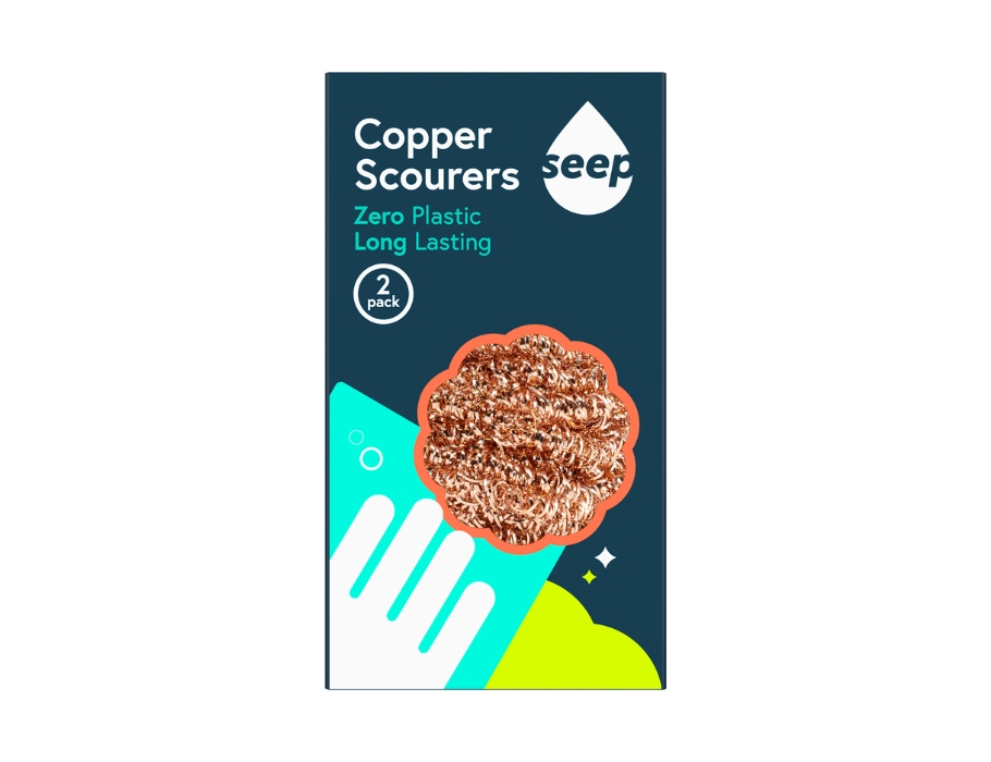 Kopersponsjes - 2 stuks