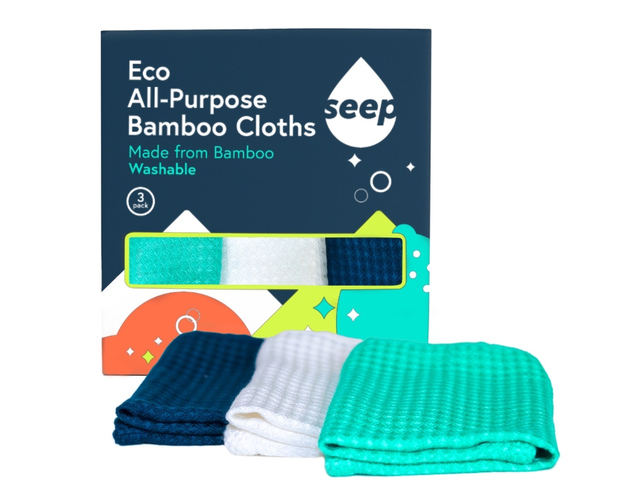Multifunctionele Schoonmaakdoek - Bamboe - 3 stuks