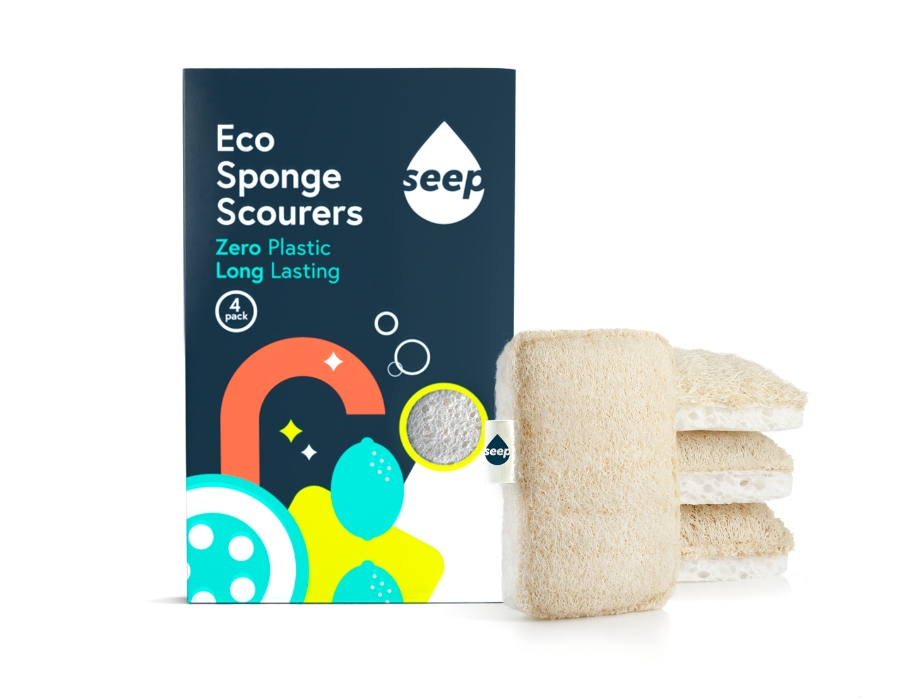 Schuurspons Luffa - 4 stuks