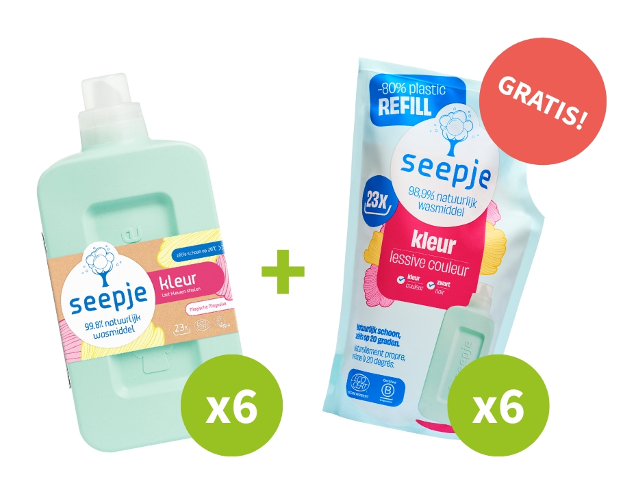 6x Wasmiddel + GRATIS Navullingen - Kleur - Magische Magnolia