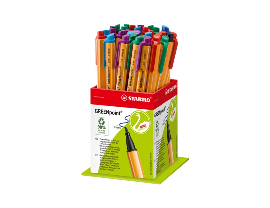 Fineliners - Greenpoint - 40 stuks in 6 kleuren