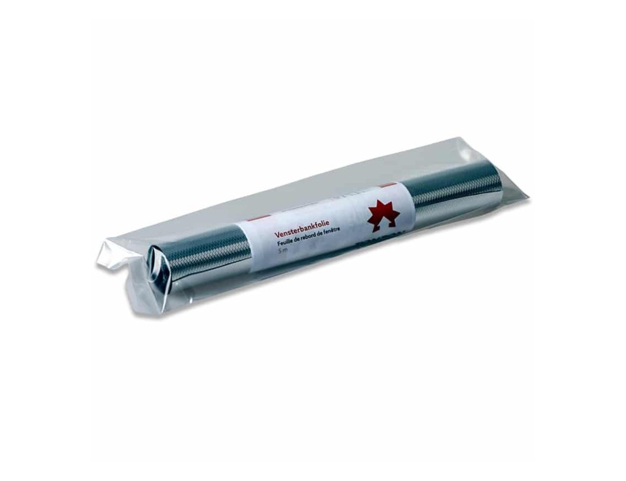 Vensterbankfolie - Wit/Zilver - 20cm x 5m