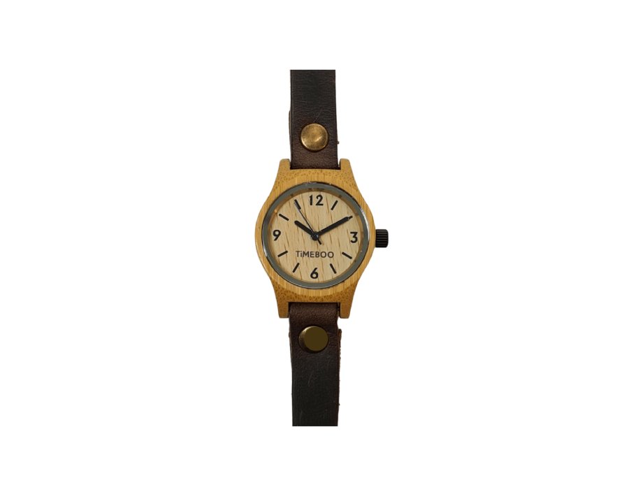 Horloge Bamboo Small Mokka