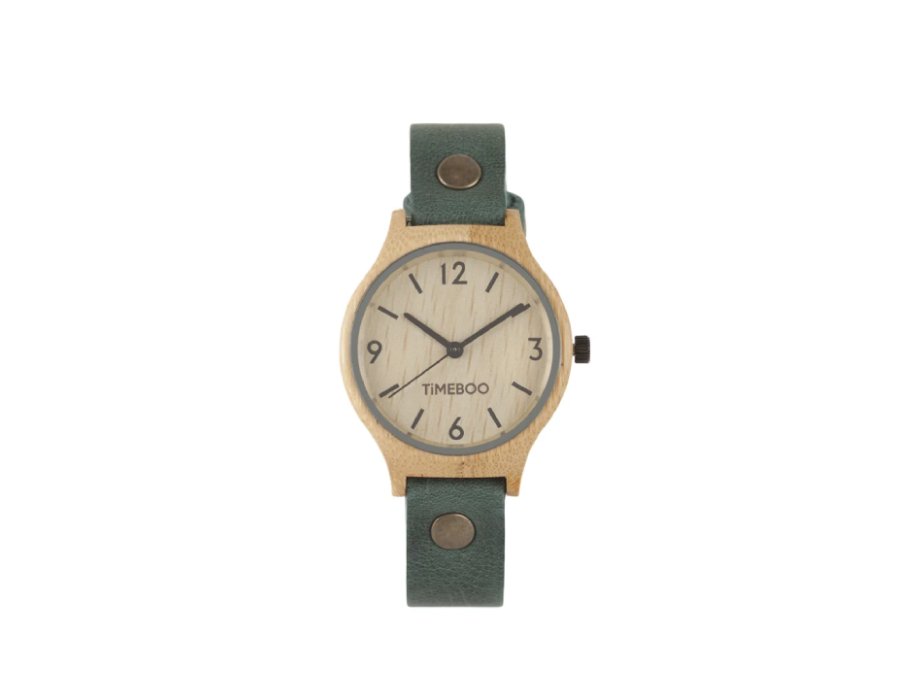 Horloge Twist Forest Green Met Cijfers