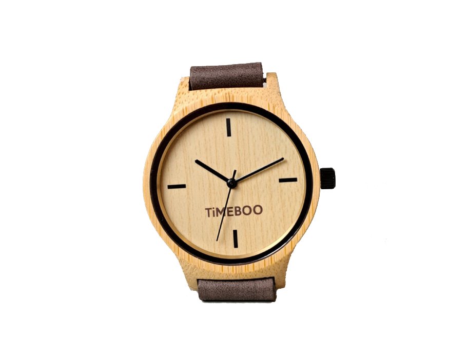 Horloge Twist Mokka Zonder Cijfers