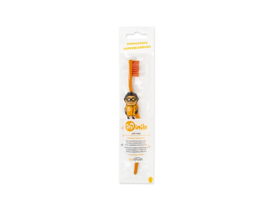 Biobrush tandenborstel kind - orange