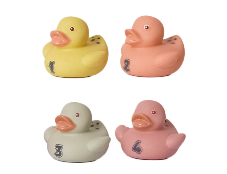 Bioplastic Badeentjes (4 delig)