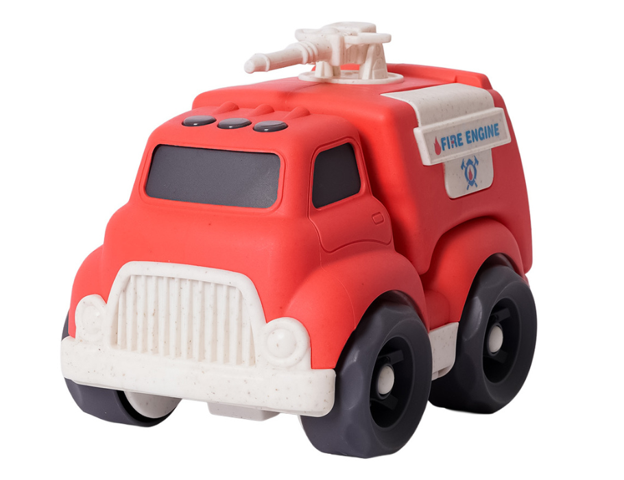 Bioplastic Brandweerwagen met spuit
