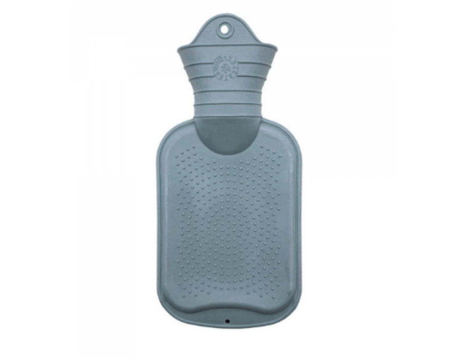 Natuurrubber warmwater kruik - FSC  - 0.7L - Grijs