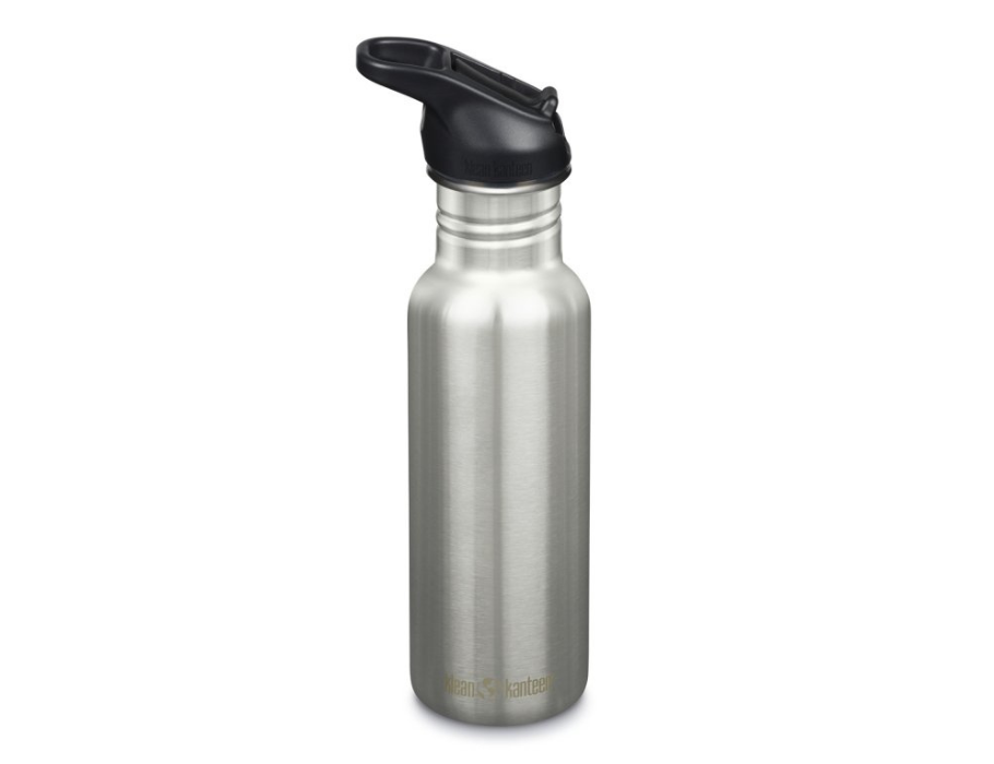 Drinkfles - Classic Narrow - Sportdop met flip - Brushed Stainless - 532 ml