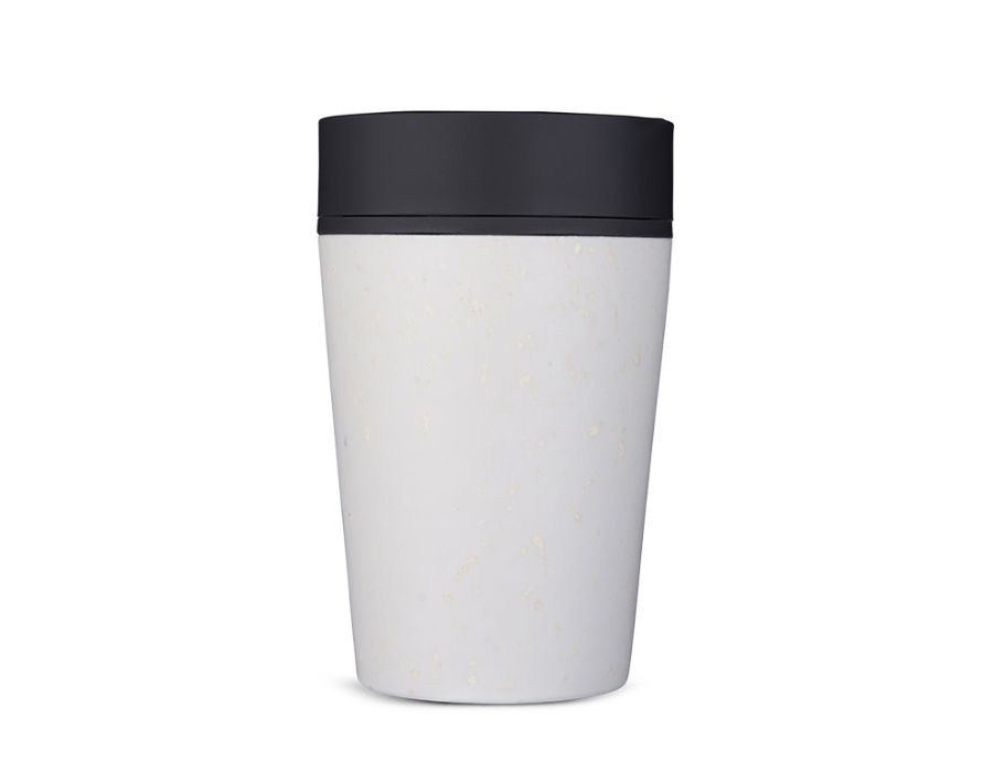 Koffiebeker - Circular Cup - Grijs/Zwart - 227 ml