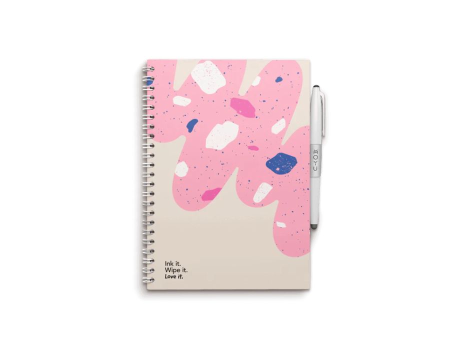 Uitwisbaar notitieboek - Hardcover A4 - Flamingo Desert