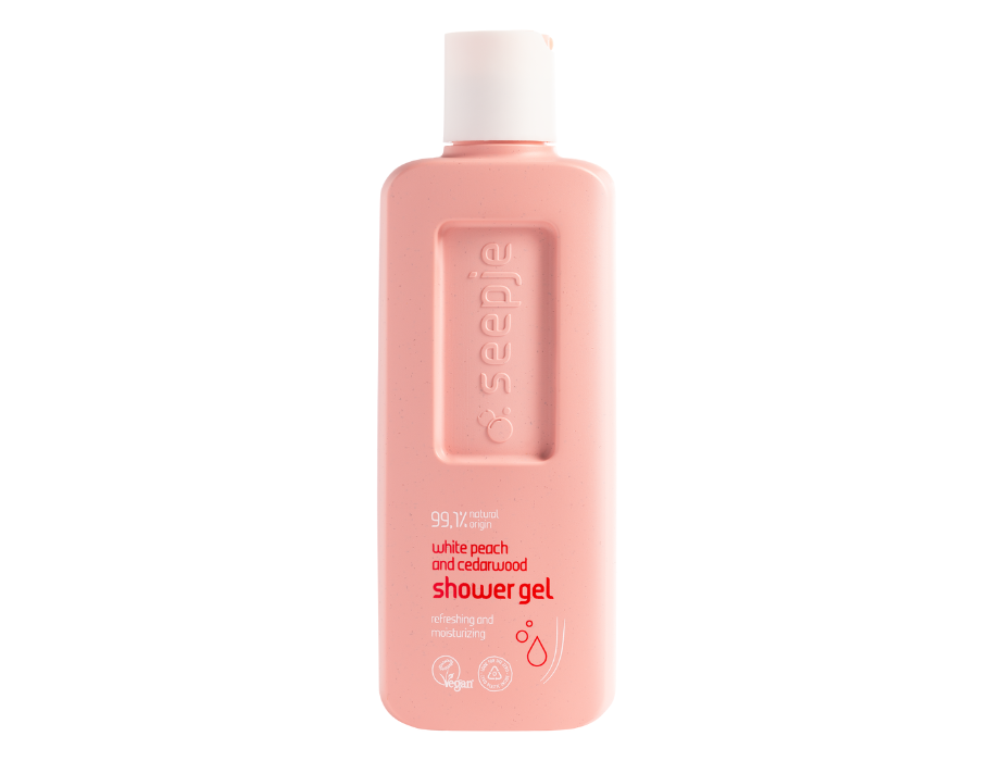 Douchegel - White Peach and Cedarwood