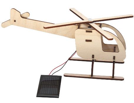Bouwpakket - Helikopter met zonnepaneel